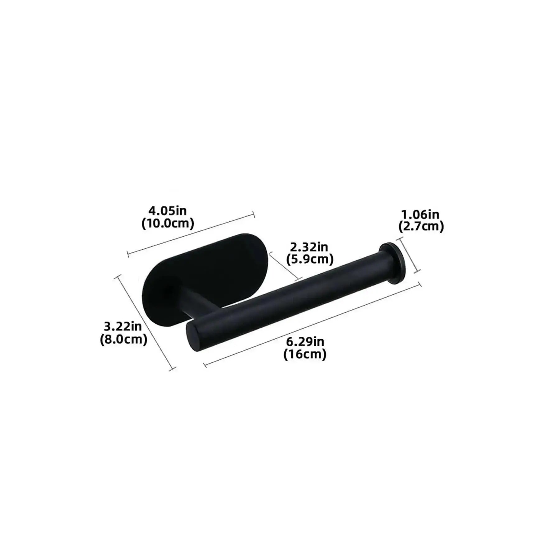 Wall-Mounted Toilet Paper Holder, Toilet Paper Organizer, Toilet Paper Storage Rack, Self-Adhesive Stainless Steel Toilet Paper Dispenser for Kitchen and Bathroom, Durable and Convenient Bathroom Accessories #GLOBAL PICKS
